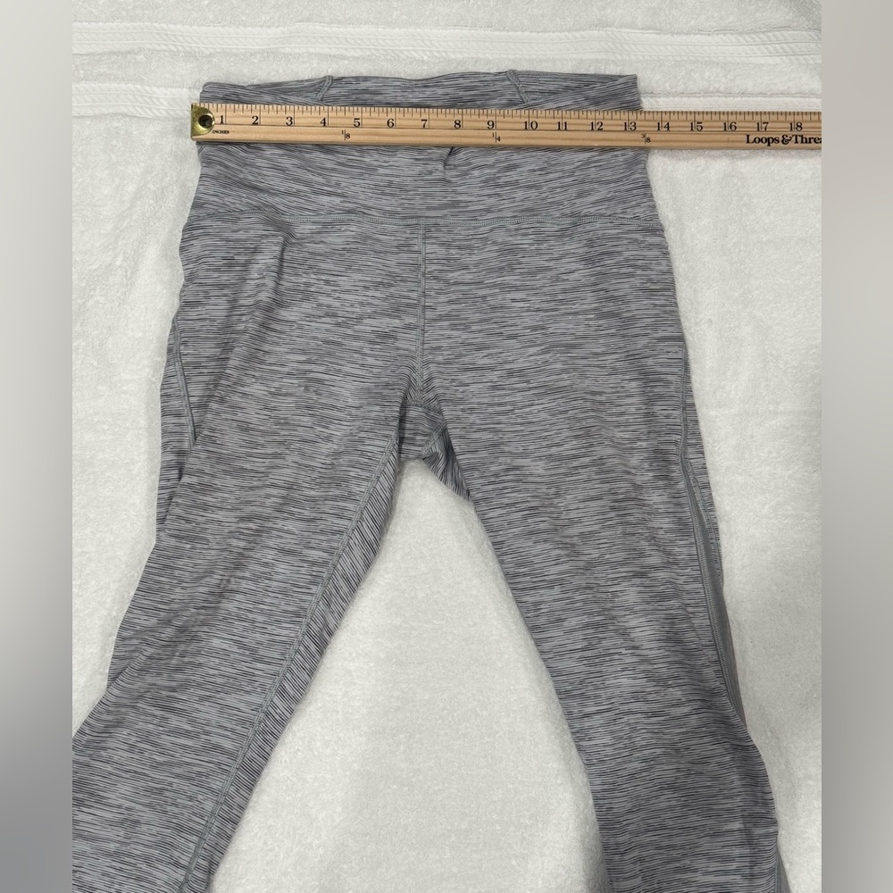 Gray Lululemon Leggings Size 8 - Picture 10 of 10